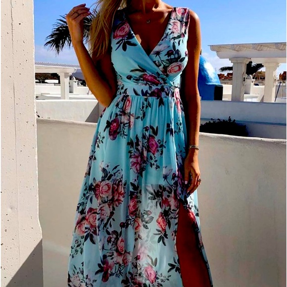 SWEET STROM BOHO FLORAL PRINT ROMPER - Picture 1 of 2